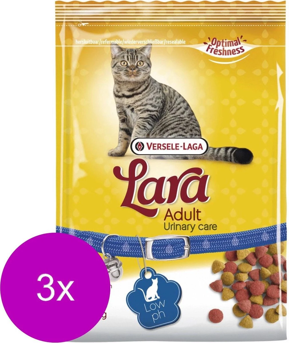 Lara Adult Urinary Care Kip - Kattenvoer - 3 X 2 Kg 1 Lara Adult Urinary Care Kip - Kattenvoer - 3 X 2 Kg