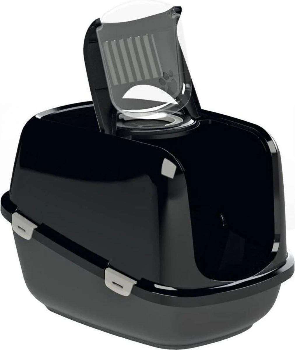 PeeWee Kattenbak XXL EcoDome Startpakket - Zwart - 66,5 X 48,5 X 46,5 Cm 7 PeeWee Kattenbak XXL EcoDome Startpakket - Zwart - 66,5 X 48,5 X 46,5 Cm - Afbeelding 7