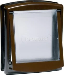 Petsafe 757 Hondenluik - Medium - Zilver/Tranparant -Huisdierbenodigdheden Serie 1029x1200