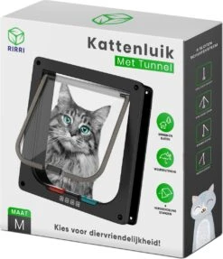 Rirri Kattenluik Met Tunnel - 4 Vergrendelingsstanden - Weersbestendig - Binnen En Buiten - Maat M - Zwart - 19 X 20 Cm 15 Rirri Kattenluik Met Tunnel - 4 Vergrendelingsstanden - Weersbestendig - Binnen En Buiten - Maat M - Zwart - 19 X 20 Cm -Huisdierbenodigdheden Serie 1031x1200 1