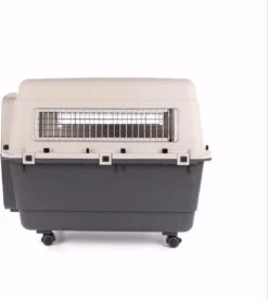 Flamingo - Hondentransportbox Nomad - L - Grijs - 57 X 80 X 60 Cm 11 Flamingo - Hondentransportbox Nomad - L - Grijs - 57 X 80 X 60 Cm -Huisdierbenodigdheden Serie 1073x1200