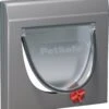 PetSafe Staywell Classic Manual 4-Way Locking Cat Flap - Grijs W/tunnel