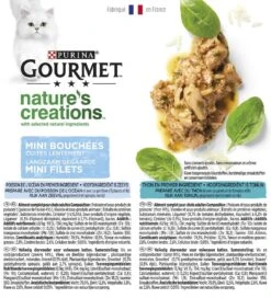 Gourmet Nature's Creations - Kattenvoer Natvoer - Zeevis - 48 X 85 Gr -Huisdierbenodigdheden Serie 1089x1200 1
