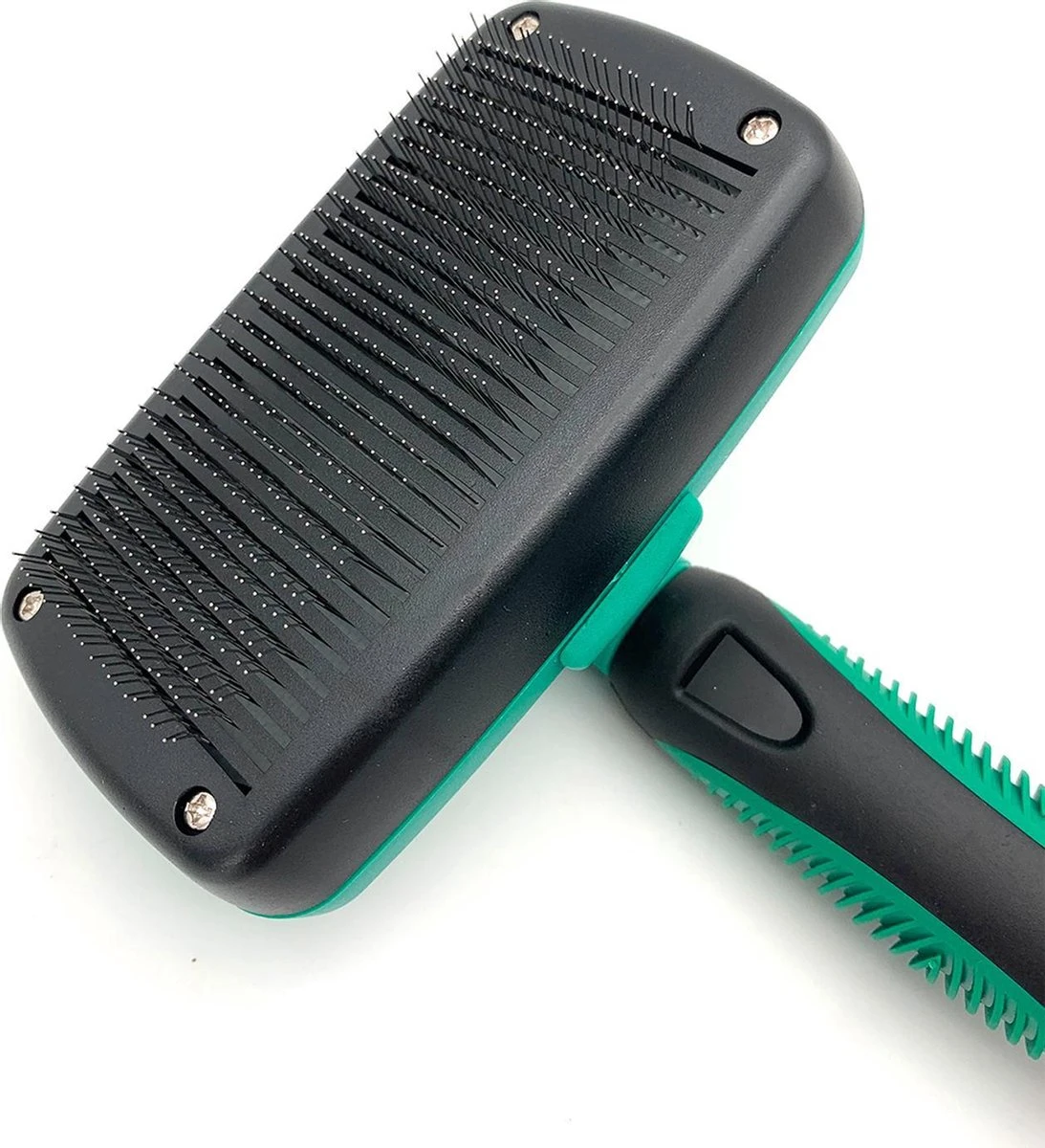 ElegaPet Hondenborstel Groen - Hondenhaar Verwijderen - Kat En Hondenkam - Slickerborstel Hond En Kat - Groomer - Ondervacht Kam Hond - Borstel Hond - Hondenborstel Langharig En Kortharig - Slickerborstel - Anti Klit/Knopen/Huidschilfers 2 ElegaPet Hondenborstel Groen - Hondenhaar Verwijderen - Kat En Hondenkam - Slickerborstel Hond En Kat - Groomer - Ondervacht Kam Hond - Borstel Hond - Hondenborstel Langharig En Kortharig - Slickerborstel - Anti Klit/Knopen/Huidschilfers - Afbeelding 2