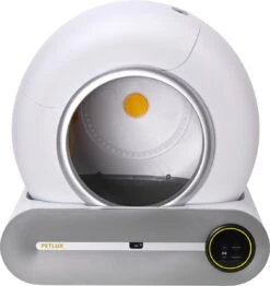 Merkloos Petlux® Zelfreinigende Automatische Kattenbak Met App En LED-Touch -Huisdierbenodigdheden Serie 1131x1200 1