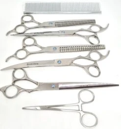 Achilles Hondenschaar - Scharenset Hond 8 INCH - 8-Delige Scharenset - Effileerschaar Hond -Huisdierbenodigdheden Serie 1132x1200