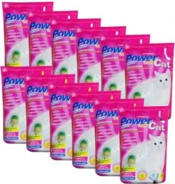 Merkloos PowerCat Silicaat Kattenbakvulling Met Energy Kristallen - 12 X 5L -Huisdierbenodigdheden Serie 1138x1200 1
