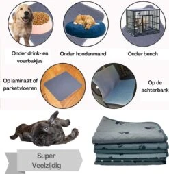 XXL Puppy Training Pad - Plasmat - Zwart - 104 X 104 Cm - Hondentoilet - Herbruikbaar - Wasbaar 15 XXL Puppy Training Pad - Plasmat - Zwart - 104 X 104 Cm - Hondentoilet - Herbruikbaar - Wasbaar -Huisdierbenodigdheden Serie 1167x1200 2