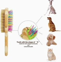 Betty's Dog Brush - Hondenborstel - Voor Elke Vacht Geschikt - Voor Glanzende Vacht - Ontklit En Verzorgt De Vacht