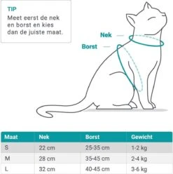 Merkloos Kattentuigje Met Looplijn | Zwart Kattenharnas | Easy Step In | Kattenriem | Kattenlijn | Kattentuig | Maat S -Huisdierbenodigdheden Serie 1195x1200 2