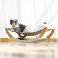 LuxeBass 2-In-1 Katten Hangmat | Hangmat Kat Met Optioneel Wiegfunctie | Wiegen Of Stabiel -Huisdierbenodigdheden Serie 1196x1200 1