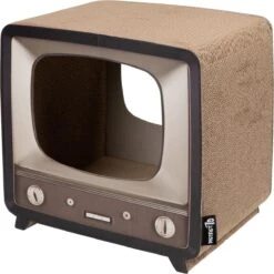 District 70 TELLY - Retro TV Krabmeubel - Instagrammable Kartonnen TV Voor Katten - 39 X 27 X 37 Cm 18 District 70 TELLY - Retro TV Krabmeubel - Instagrammable Kartonnen TV Voor Katten - 39 X 27 X 37 Cm -Huisdierbenodigdheden Serie 1198x1200 10