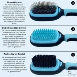 Petsify - Dierenborstel - Professionele 5 In 1 Hondenborstel - Voor Hond En Kat - Tweezijdig - Hondenkam - Kattenborstel - Kattenkam -Huisdierbenodigdheden Serie 1198x1200 3