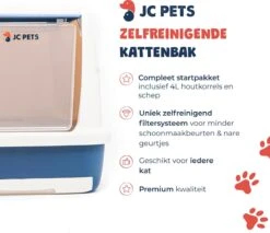 JC Pets Premium Kattenbak Systeem - Inclusief 2.5KG / 4L Kattenbakvulling - Zelfreinigend 14 JC Pets Premium Kattenbak Systeem - Inclusief 2.5KG / 4L Kattenbakvulling - Zelfreinigend -Huisdierbenodigdheden Serie 1200x1037