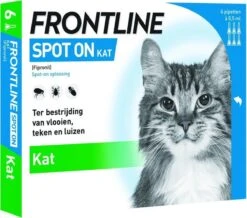 Frontline Spot-On Anti Vlooienmiddel Kat - 6 Pipetten 17 Frontline Spot-On Anti Vlooienmiddel Kat - 6 Pipetten -Huisdierbenodigdheden Serie 1200x1057 1