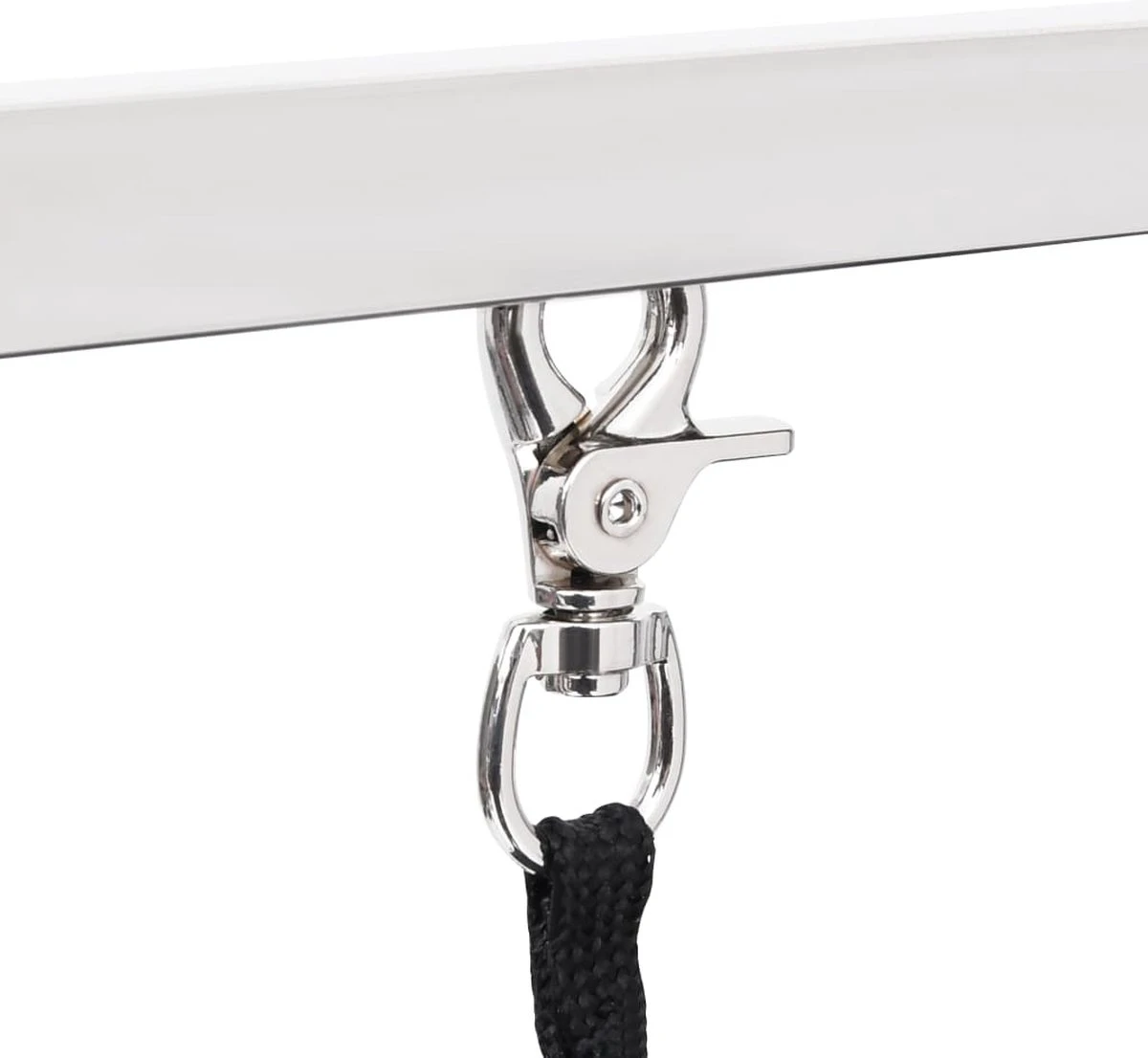 VIDAXL Hondentrimtafel Verstelbaar Met 2 Lussen En Opbergschap 9 VIDAXL Hondentrimtafel Verstelbaar Met 2 Lussen En Opbergschap - Afbeelding 9