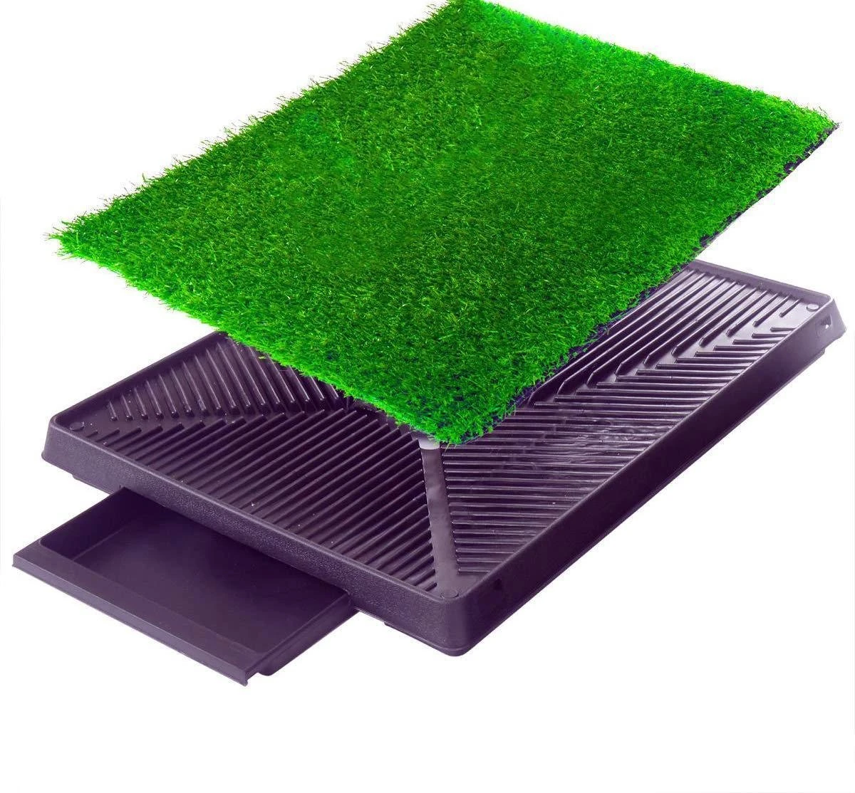 Merkloos Maoo Premium Hondentoilet - Geurbestendig & Hondvriendelijk Kunstgras - Uitneembare Opvangbak - Indoor En Outdoor - 63 X 50 Cm 2 Merkloos Maoo Premium Hondentoilet - Geurbestendig & Hondvriendelijk Kunstgras - Uitneembare Opvangbak - Indoor En Outdoor - 63 X 50 Cm - Afbeelding 2