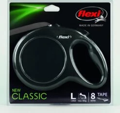Flexi Rollijn New Classic Tape Large 8 M - Hondenriem - Zwart Tot 50kg 18 Flexi Rollijn New Classic Tape Large 8 M - Hondenriem - Zwart Tot 50kg -Huisdierbenodigdheden Serie 1200x1129