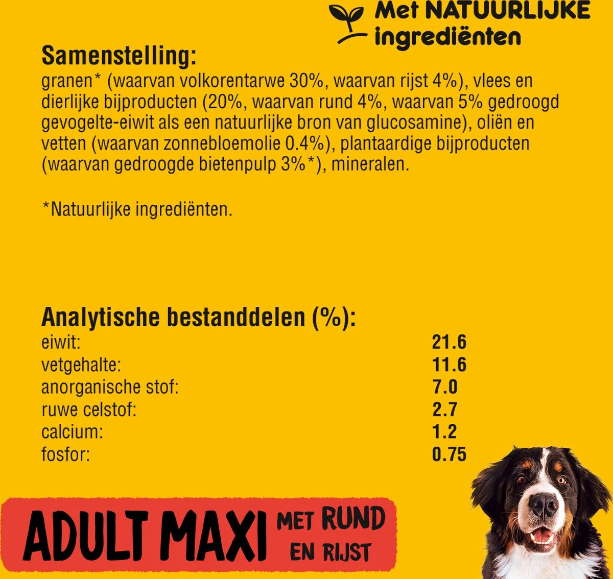 Pedigree Maxi Adult Honden Droogvoer - Rund - 15 Kg 3 Pedigree Maxi Adult Honden Droogvoer - Rund - 15 Kg - Afbeelding 3