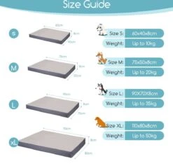 Nobleza Orthopedische Hondenkussen Wasbaar - Hondenbed - Maat S: 60 X 40 X 8 Cm - Grijs 10 Nobleza Orthopedische Hondenkussen Wasbaar - Hondenbed - Maat S: 60 X 40 X 8 Cm - Grijs -Huisdierbenodigdheden Serie 1200x1150 4