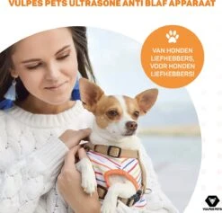 Vulpes Pets® Ultrasone Anti Blaf Apparaat – 3-in-1 Anti Blaf Apparaat Pro - Diervriendelijk & Zonder Schok - Alternatief Anti Blafband - Voor Kleine & Grote Honden - Audio - Flashlight - USB-Oplaadbaar -Huisdierbenodigdheden Serie 1200x1151 1