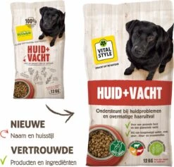 VITALstyle HUID+VACHT - Hondenbrokken - 12 Kg 12 VITALstyle HUID+VACHT - Hondenbrokken - 12 Kg -Huisdierbenodigdheden Serie 1200x1153