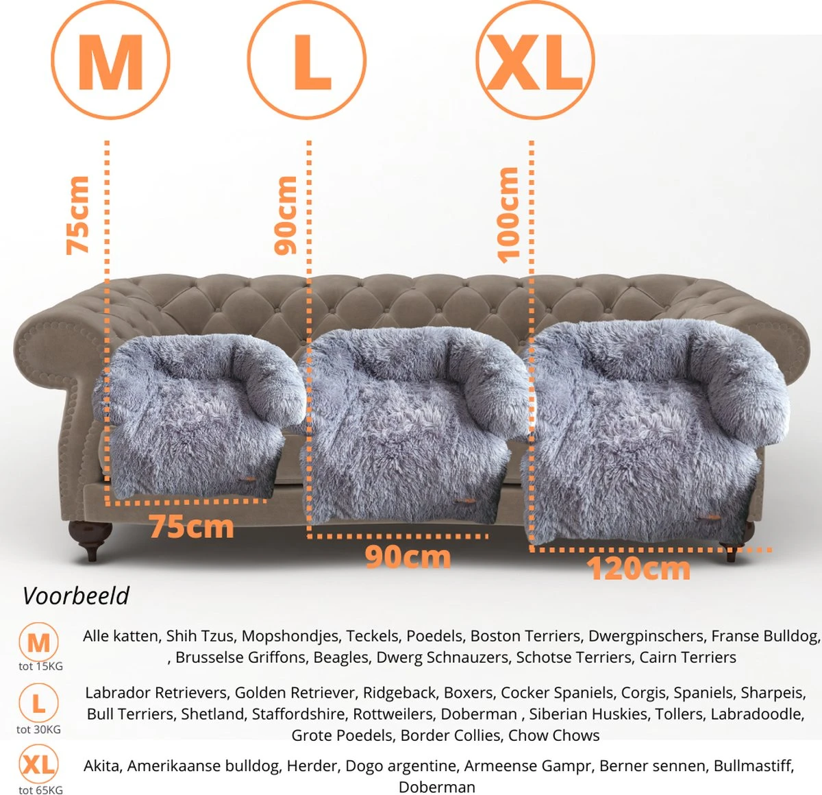 Origineel Hondendeken Voor Bank– Hondenkleed Fluffy – Pluche Hondenbed - Hondenmand Premium - Volledig Afritsbaar 4 Origineel Hondendeken Voor Bank– Hondenkleed Fluffy – Pluche Hondenbed - Hondenmand Premium - Volledig Afritsbaar - Afbeelding 4