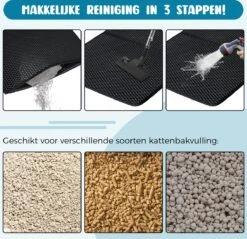 Merkloos Tastelio XXL Kattenbakmat 75x55cm - Groot Kattenbak Mat Met Innovatieve Honingraatstructuur - Dubbele Waterdichte Laag - Katten Bak Mat Met Eenvoudige Reiniging Grit Opvanger 13 Merkloos Tastelio XXL Kattenbakmat 75x55cm - Groot Kattenbak Mat Met Innovatieve Honingraatstructuur - Dubbele Waterdichte Laag - Katten Bak Mat Met Eenvoudige Reiniging Grit Opvanger -Huisdierbenodigdheden Serie 1200x1160 2