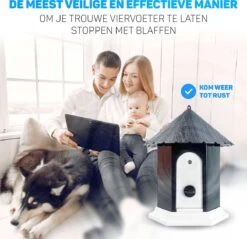 Vulpes Pets® Anti Blaf Apparaat Pro - Anti Blafband Voor Alle Honden - Luxe Hondentrainer - Diervriendelijk & Zonder Schok - Inclusief 9V Batterij - Waterbestendig - Ophangbaar - Instelbare Ultrasone Niveauregeling - 4 Standen -Huisdierbenodigdheden Serie 1200x1160
