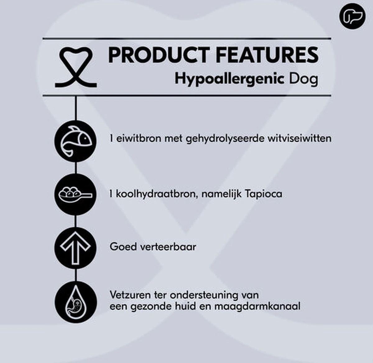 Vetality Hypoallergenic Hondenvoer - 10 Kg 2 Vetality Hypoallergenic Hondenvoer - 10 Kg - Afbeelding 2