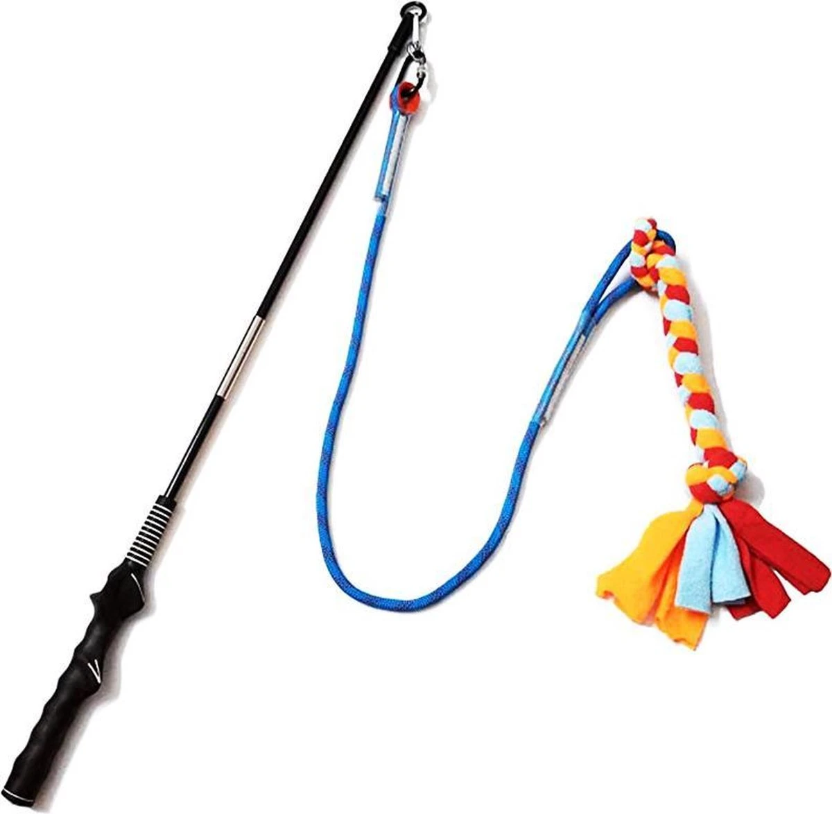 CF Pack - Hond Buitenspeelgoed Actief Behendigheid Touw Dog Flirt Pole Flirtpole Toy Tug Tease Wand Non-Bungee Cord Dog Toy For Fun Obedience Training Extandable Toy Honden Speelgoed Hondenspeelgoed Behendigheidspeelgoed 1 CF Pack - Hond Buitenspeelgoed Actief Behendigheid Touw Dog Flirt Pole Flirtpole Toy Tug Tease Wand Non-Bungee Cord Dog Toy For Fun Obedience Training Extandable Toy Honden Speelgoed Hondenspeelgoed Behendigheidspeelgoed