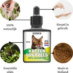 Natuurlijke Vlooiendruppels Voor Katten - Vanaf 4 Kg - 100% Natuurlijk - Vlooien - Zonder Giftige Pesticiden - 30 Ml - Speciale Formule Voor Katten - Vachtdruppels - Made In Holland -Huisdierbenodigdheden Serie 1200x1188 1
