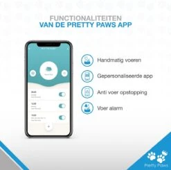 Pretty Paws PP005 Wifi Voerautomaat Zwart - Automatische Voerbak - Slimme Voerautomaat Met App - Instelbaar Voedingsschema - WIFI -Huisdierbenodigdheden Serie 1200x1190 10