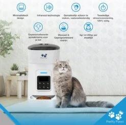 Pretty Paws PP002 Professionele Automatische Voerbak Kat- Stemrecorder - Voerautomaat - Katten Voerbak - Minimalistisch 16 Pretty Paws PP002 Professionele Automatische Voerbak Kat- Stemrecorder - Voerautomaat - Katten Voerbak - Minimalistisch -Huisdierbenodigdheden Serie 1200x1190 3