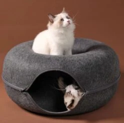 Merkloos A.K.A. Kattentunnel En Kattenmand In-1 – Kattenspeelgoed Speeltunnel Kattenhuis – Kattenhol Rond Kattenspeeltjes - Cat Cave Donut - Antraciet Vilt 11 Merkloos A.K.A. Kattentunnel En Kattenmand In-1 – Kattenspeelgoed Speeltunnel Kattenhuis – Kattenhol Rond Kattenspeeltjes - Cat Cave Donut - Antraciet Vilt -Huisdierbenodigdheden Serie 1200x1195 6