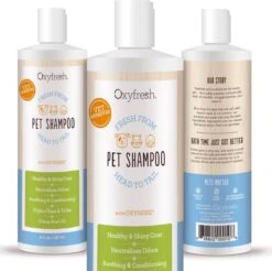 Nieuwe Producten 3 Oxyfresh Pets Hondenshampoo & Kattenshampoo - 237ml - Diervriendelijke Shampoo Voor Honden En Katten Zonder Irriterende Bestanddelen