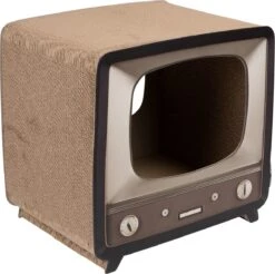 District 70 TELLY - Retro TV Krabmeubel - Instagrammable Kartonnen TV Voor Katten - 39 X 27 X 37 Cm 13 District 70 TELLY - Retro TV Krabmeubel - Instagrammable Kartonnen TV Voor Katten - 39 X 27 X 37 Cm -Huisdierbenodigdheden Serie 1200x1197 8