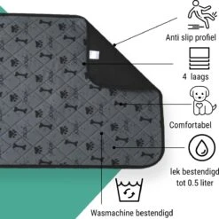Jooba Puppy Training Pads - Wasbare Puppy Pads 2 Stuks - Hondentoilet - 70x50cm - Puppy 11 Jooba Puppy Training Pads - Wasbare Puppy Pads 2 Stuks - Hondentoilet - 70x50cm - Puppy -Huisdierbenodigdheden Serie 1200x1198