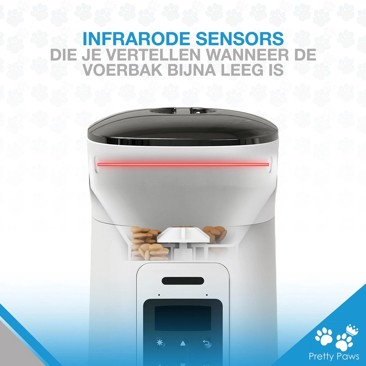 Pretty Paws PP002 Professionele Automatische Voerbak Kat- Stemrecorder - Voerautomaat - Katten Voerbak - Minimalistisch 6 Pretty Paws PP002 Professionele Automatische Voerbak Kat- Stemrecorder - Voerautomaat - Katten Voerbak - Minimalistisch - Afbeelding 6