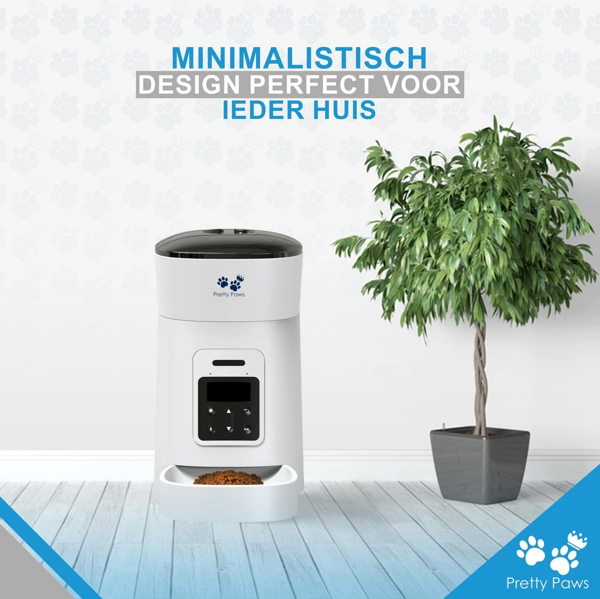 Pretty Paws PP002 Professionele Automatische Voerbak Kat- Stemrecorder - Voerautomaat - Katten Voerbak - Minimalistisch 7 Pretty Paws PP002 Professionele Automatische Voerbak Kat- Stemrecorder - Voerautomaat - Katten Voerbak - Minimalistisch - Afbeelding 7