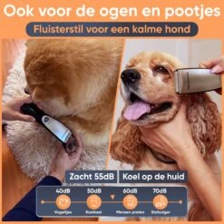 Happysnoots Hondentondeuse Draadloos Voor Dikke Vacht - Tondeuse Hond & Kat - Hondentrimmer - Professioneel Dieren Tondeuse -Huisdierbenodigdheden Serie 1200x1200 126