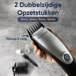 Happysnoots Hondentondeuse Draadloos Voor Dikke Vacht - Tondeuse Hond & Kat - Hondentrimmer - Professioneel Dieren Tondeuse -Huisdierbenodigdheden Serie 1200x1200 128