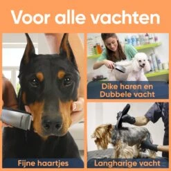 Happysnoots Hondentondeuse Draadloos Voor Dikke Vacht - Tondeuse Hond & Kat - Hondentrimmer - Professioneel Dieren Tondeuse -Huisdierbenodigdheden Serie 1200x1200 130