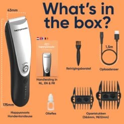 Happysnoots Hondentondeuse Draadloos Voor Dikke Vacht - Tondeuse Hond & Kat - Hondentrimmer - Professioneel Dieren Tondeuse -Huisdierbenodigdheden Serie 1200x1200 131