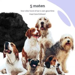 All 4 Pets Supply® Hondenmand Donut - Maat XL - Geschikt Voor Honden Tot 100 Cm - Hondenkussen - Zwart 18 All 4 Pets Supply® Hondenmand Donut - Maat XL - Geschikt Voor Honden Tot 100 Cm - Hondenkussen - Zwart -Huisdierbenodigdheden Serie 1200x1200 164