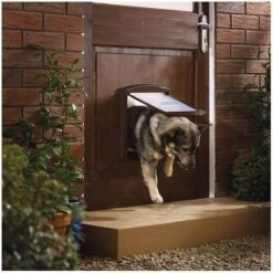 Petsafe 757 Hondenluik - Medium - Zilver/Tranparant -Huisdierbenodigdheden Serie 1200x1200 177