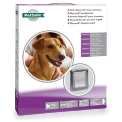 Petsafe 757 Hondenluik - Medium - Zilver/Tranparant -Huisdierbenodigdheden Serie 1200x1200 178