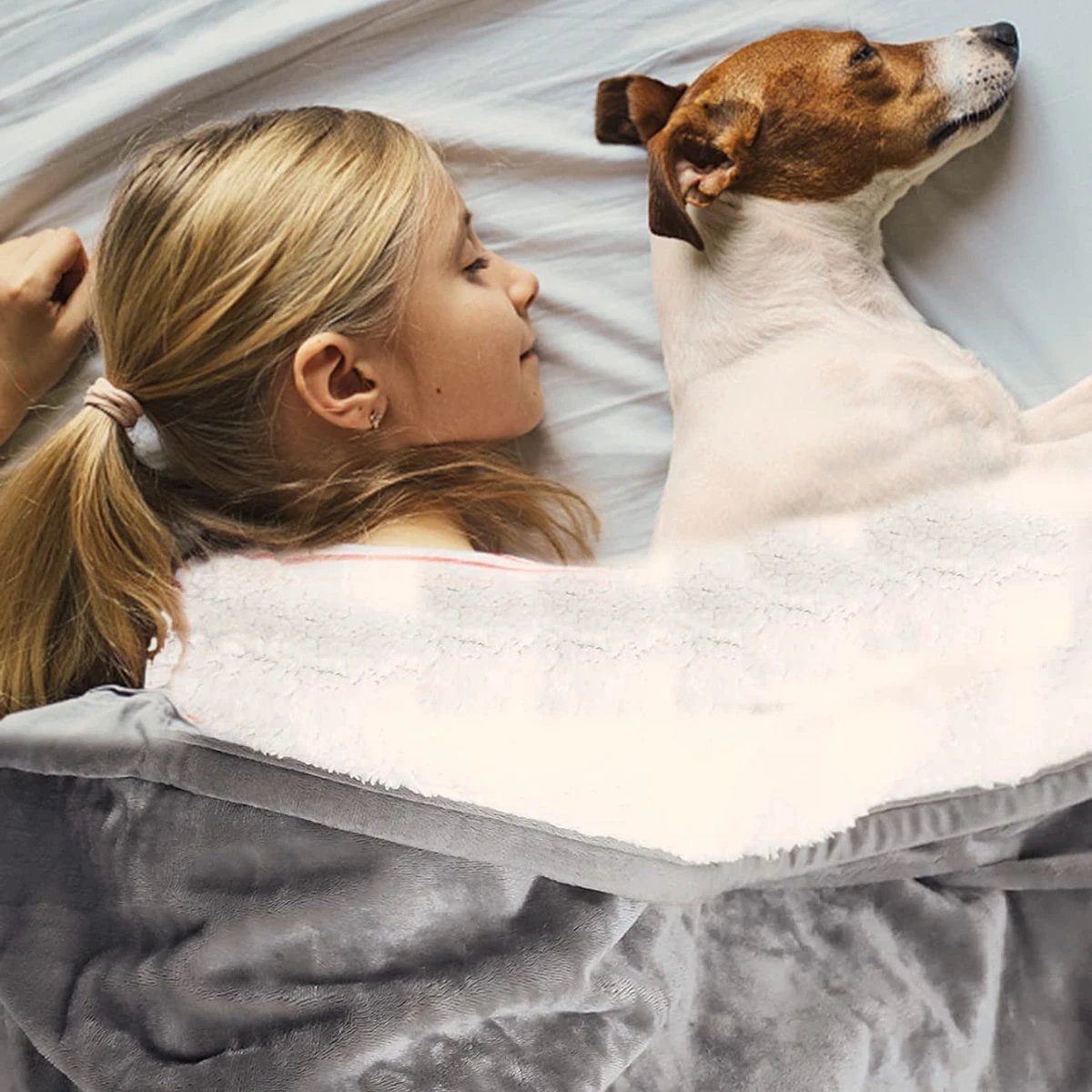 Hondendeken, Fleece, Waterdicht, Wasbaar, Hondenmat, Huisdier, Warme Zachte Deken Voor Hondendeken, Kattendeken, Deken Voor Katten En Honden, Waterdichte Deken Voor Bank, Bed, 150 X 127 Cm 5 Hondendeken, Fleece, Waterdicht, Wasbaar, Hondenmat, Huisdier, Warme Zachte Deken Voor Hondendeken, Kattendeken, Deken Voor Katten En Honden, Waterdichte Deken Voor Bank, Bed, 150 X 127 Cm - Afbeelding 5