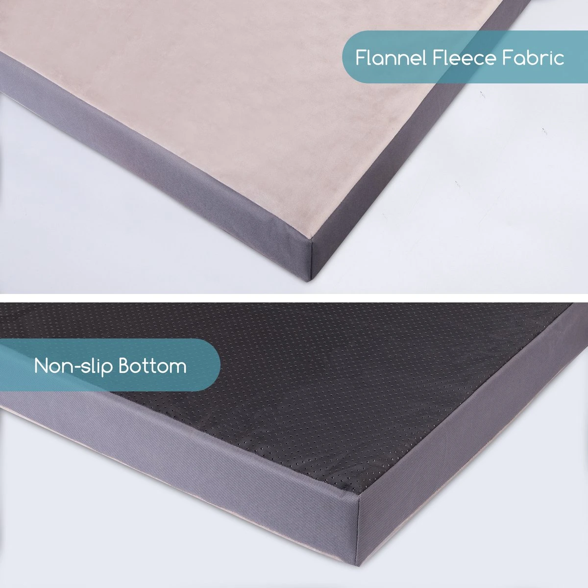 Nobleza Orthopedische Hondenkussen Wasbaar - Hondenbed - Maat S: 60 X 40 X 8 Cm - Grijs 4 Nobleza Orthopedische Hondenkussen Wasbaar - Hondenbed - Maat S: 60 X 40 X 8 Cm - Grijs - Afbeelding 4