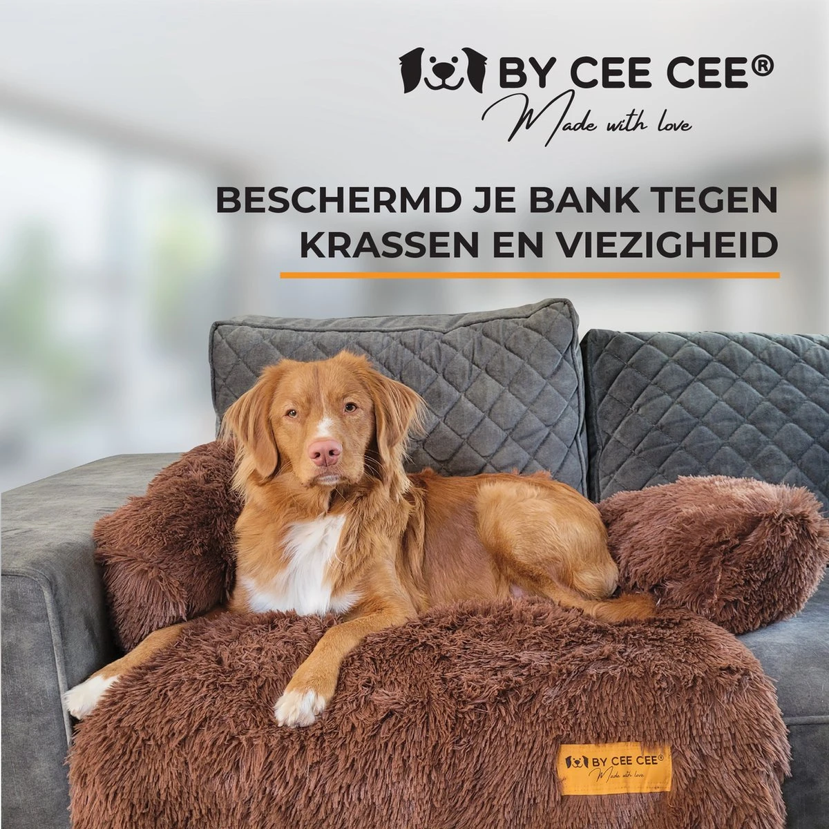Origineel Hondendeken Voor Bank– Hondenkleed Fluffy – Pluche Hondenbed - Hondenmand Premium - Volledig Afritsbaar 2 Origineel Hondendeken Voor Bank– Hondenkleed Fluffy – Pluche Hondenbed - Hondenmand Premium - Volledig Afritsbaar - Afbeelding 2